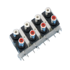 K2762 Розетка RCA на плату 8 контактів (2x4)